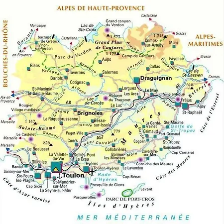 Petit Paradis A Mandrier 1 A 4 Mn Clim Parking Wifi 아파트 *
